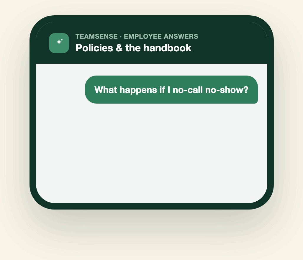 Policies and the handbook