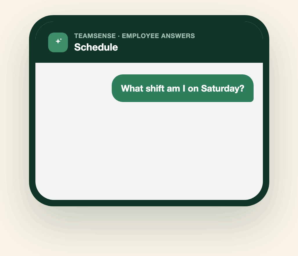 Schedule